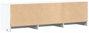 Móvel de TV 140x34x50 cm derivados de madeira branco