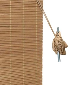 Persianas e Sombras de Janela Marrom Claro 110 x 220 cm Bambu
