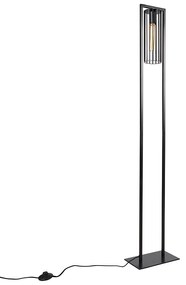 Candeeiro de pé moderno preto - Balenco Wazo