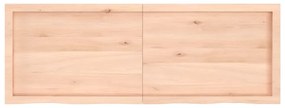 Tampo de mesa 140x50x(2-6) cm carvalho maciço não tratado