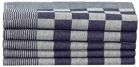 Conjunto de panos de cozinha 20 pcs algodão azul e branco
