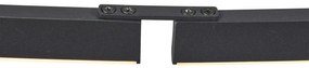 Candeeiro suspenso de design preto oval 120cm incl. LED regulável em 3 níveis - Ovallo Design