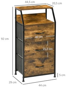 Aparador Nellyis de 44 cm - Design Rústico
