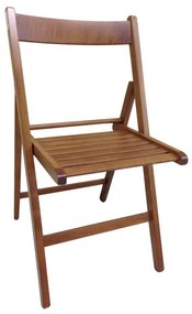 Cadeira de Campismo Acolchoada Nogueira Madeira de Faia (79 X 42,5 X 47,5 cm)