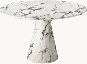 Mesa de jantar redonda com aspeto de mármore Turner