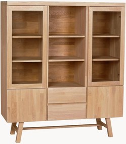 Vitrine em madeira de carvalho Brooklyn