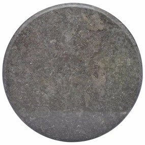 Tampo de mesa Ø60x2,5 cm mármore preto