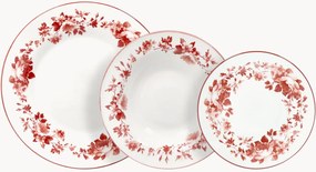 Conjunto de loiça em porcelana New Charlotte, 6 pessoas, conjunto de 18