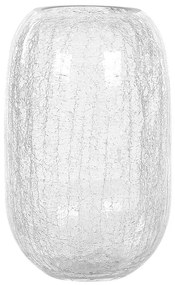 Vaso de vidro transparente 28 cm KYRAKALI Beliani