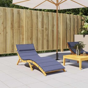 vidaXL Almofadão p/ espreguiçadeira 180x60x4cm tecido oxford