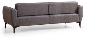 Sofá "Belissimo" de 3 Lugares – Cinzento Escuro – 220x95x67 cm – Desig