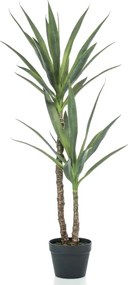 435915 Emerald Yucca artificial em vaso 110 cm