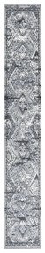 vidaXL Passadeira 60x400 cm polipropileno cinzento oriental