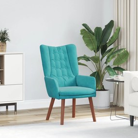 Poltrona Relaxante Velvet Turquesa