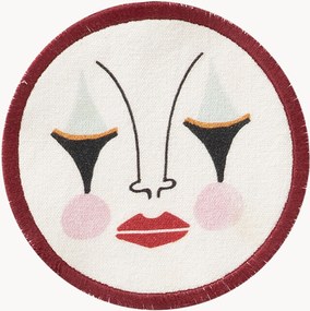 Bases para copos pintadas à mão Pierrot, conjunto de 4