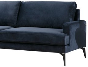 Sofá de Canto Papira - Azul Marinho - 283 x 180 x 90 x 88 cm