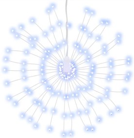Iluminações estrelares Natal 140 LEDs 2 pcs 17 cm branco frio