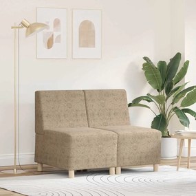 vidaXL Cadeira Sofa 2 pcs Cinzento-claro 55 x 74 x 82 cm