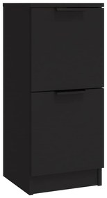 Aparadores 3 pcs derivados de madeira preto