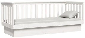 Espreguiçadeira sem colchão 75x190 cm branco