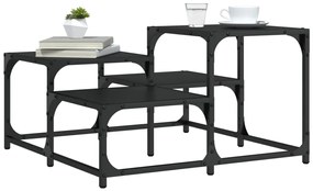 Mesa de centro 68x68x40 cm derivados de madeira preto