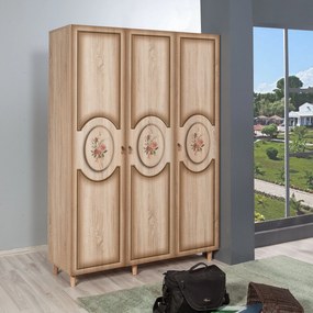 Guarda-Roupa Mode – Carvalho Sonoma – 135x192x52 cm