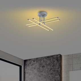 Candeeiro de Teto Exhaust – Cinzento Nardo – 61 cm x 22 cm