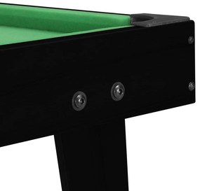 Mini mesa de bilhar 92x52x19 cm preto e verde