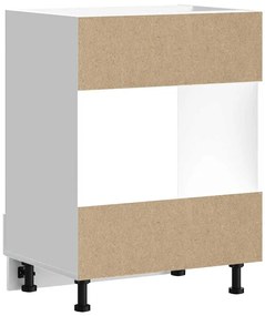Armário forno Kalmar derivados de madeira branco brilhante