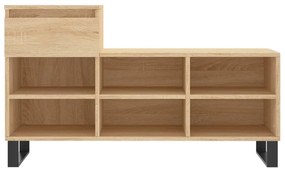 Sapateira 102x36x60 cm derivados de madeira carvalho sonoma