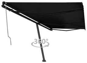 vidaXL Toldo automático independente 600x350 cm antracite
