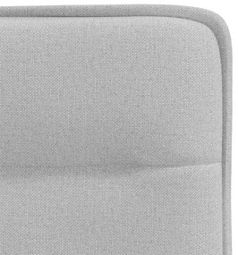 Cadeiras de jantar 2 pcs tecido cinza nuvem