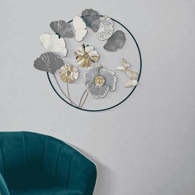 PAINEL DE FERRO DE PAREDE CAMPUR REDONDO CM 78,5X5X74 MULTICOLOR