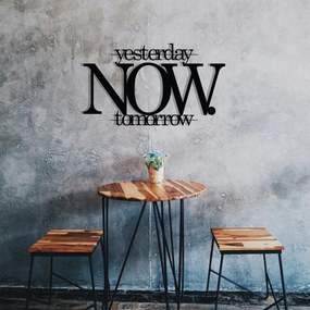 Acessório Decorativo de Parede Now – Preto – 52 x 30 cm