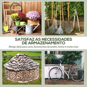 Abrigo Exterior para Jardim Impermeável Modello BoscoFlex – 240x200x20