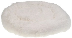 Cama para animal em pele sintética branca ⌀ 50 cm KULU Beliani