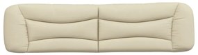 Almofadão de cabeceira 200 cm tecido creme