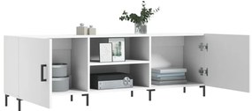 Móvel para TV 150x30x50 cm derivados de madeira branco