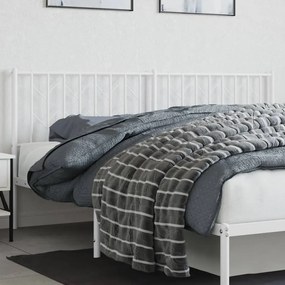 Cabeceira de cama 180 cm metal branco