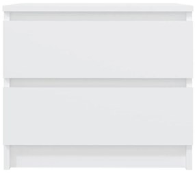 Mesa de cabeceira 50x39x43,5 cm contraplacado branco