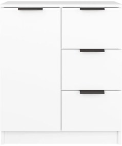 Aparadores 2 pcs 60x30x70 cm derivados de madeira branco
