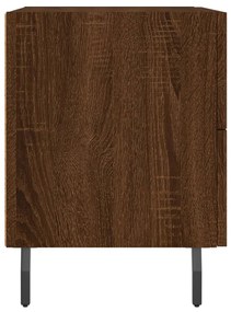 Mesa de cabeceira 2 pcs derivados de madeira carvalho castanho