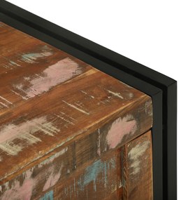 Caixa de Armazenamento Multicolorido 80x50x50 cm Madeira Sólida Recupe