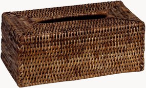 Caixa de lenços cosméticos em vime Gary