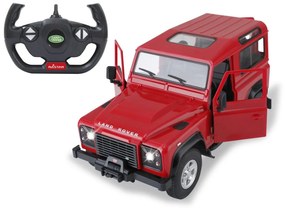 Carro telecomandado Land Rover Defender 1:14 2,4GHz Portas manuais Vermelho