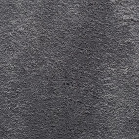 Tapete pelo curto macio e lavável HUARTE 80x150 cm antracite