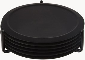 Bases para copos de silicone com suporte Plain, conjunto de 6