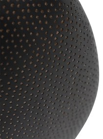 Candeeiro de teto oriental preto e dourado 40 cm - Radiance Oriental