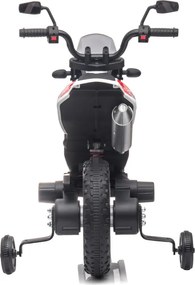 Mota elétrica para Crianças 12V Aprilia RX, Rodas Espuma EVA Branca