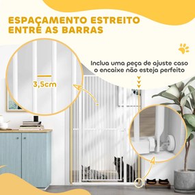 PawHut Barreira para Cães Extra Alta Barreira para Cães com Largura Aj